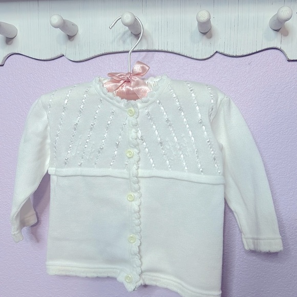 Feltman Brothers Special Occasion Cardigan-size 18 months Vintage circa 1990’s - Picture 3 of 5